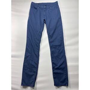 Peter Millar Men's Straight Leg Blue 5-Pocket Pants - Size 30x33 (Tag Removed)